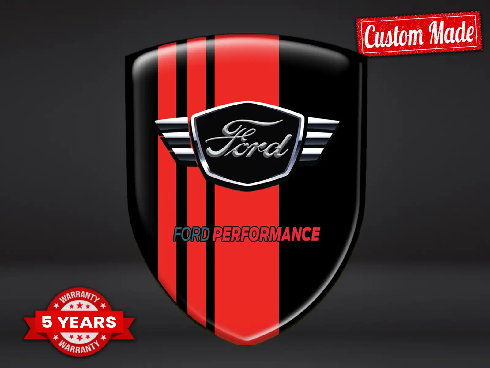 Ford Grands Décalcos Auto Style Max Moderne Résistant